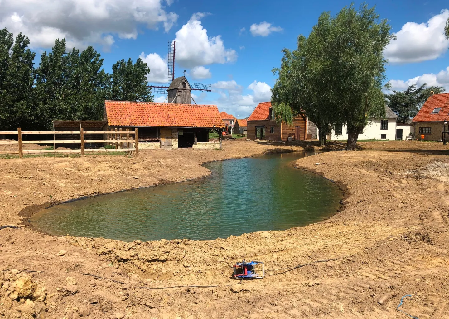 Realisatie tuinaanleg Leonie Leon events door Tuinaanleg Stijn Lycke